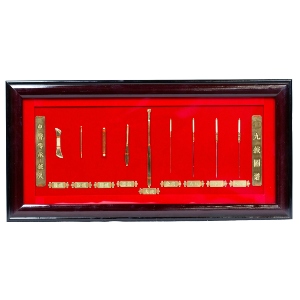 Decoration Frame -9 Needles, 19" x 9.45"